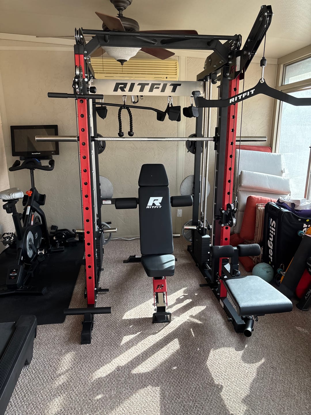 Customer photo review of RitFit LPM2 High Row Pulldown Attachment (Only for M2)