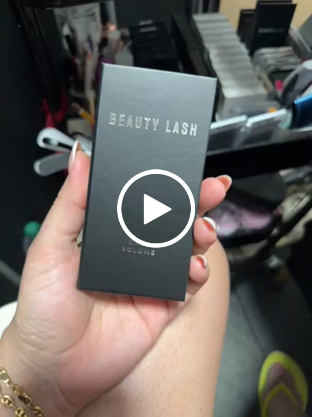 Customer video review of Dark Volume Lashes