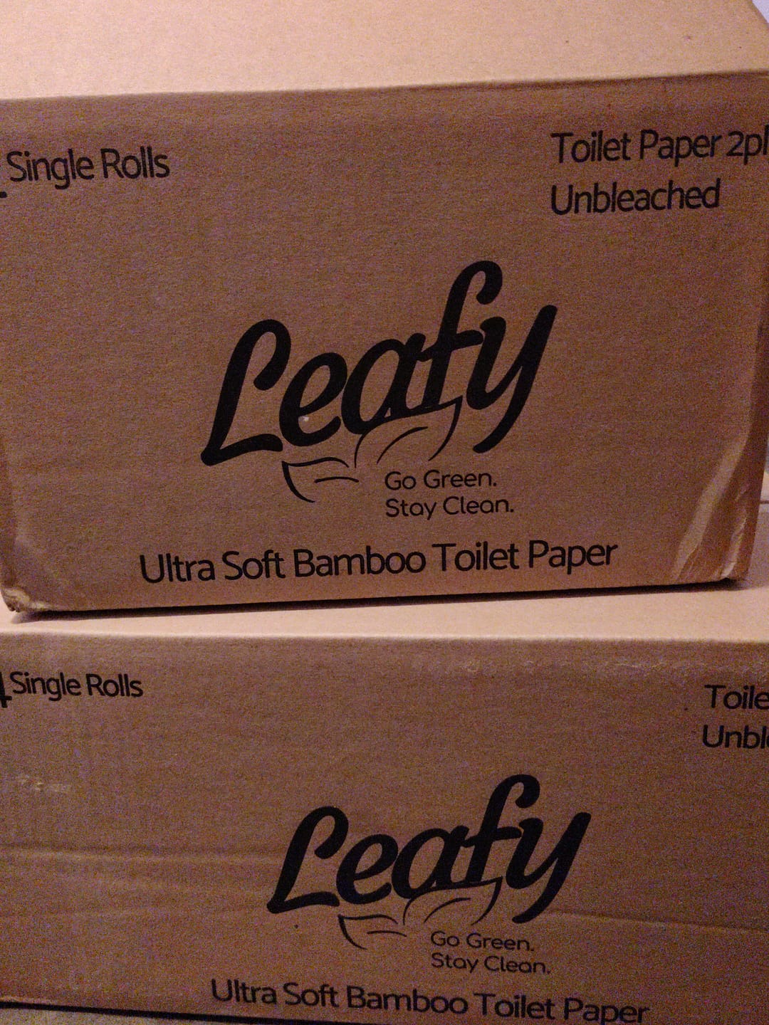 Customer photo review of Leafy EarthCloud Premium Bamboo - 24 rolls 3 ply