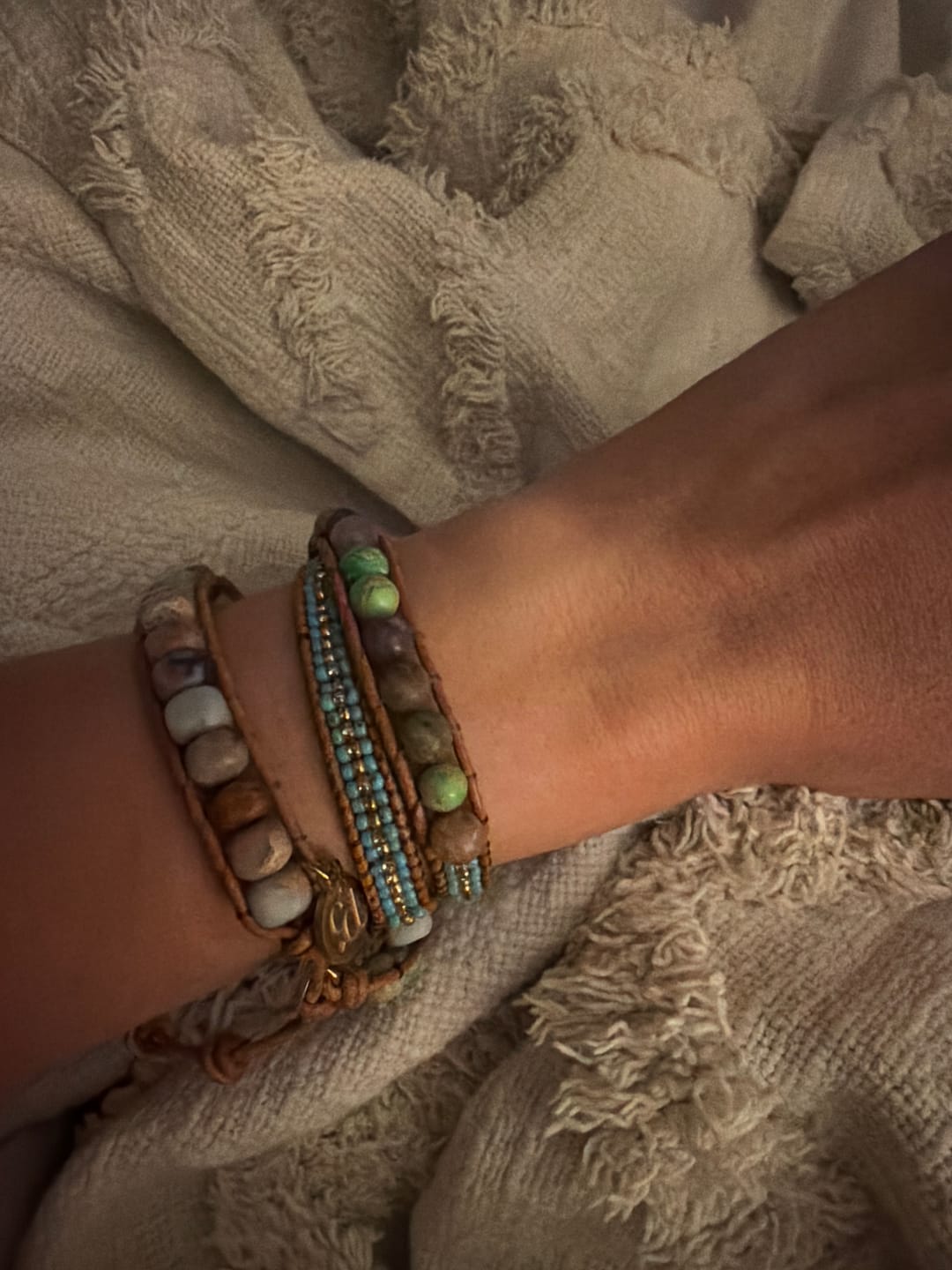 Customer photo review of Bohemian Princess Wrap Bracelet