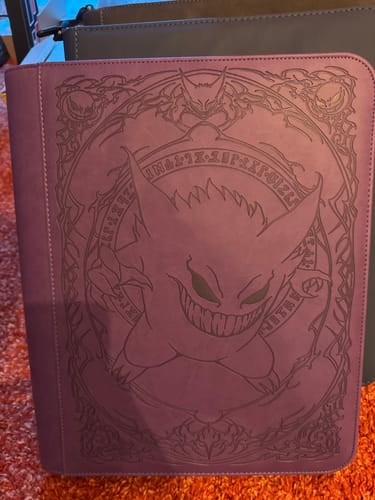 Customer photo review of Purple Evil - Toploader Trading Card Binder