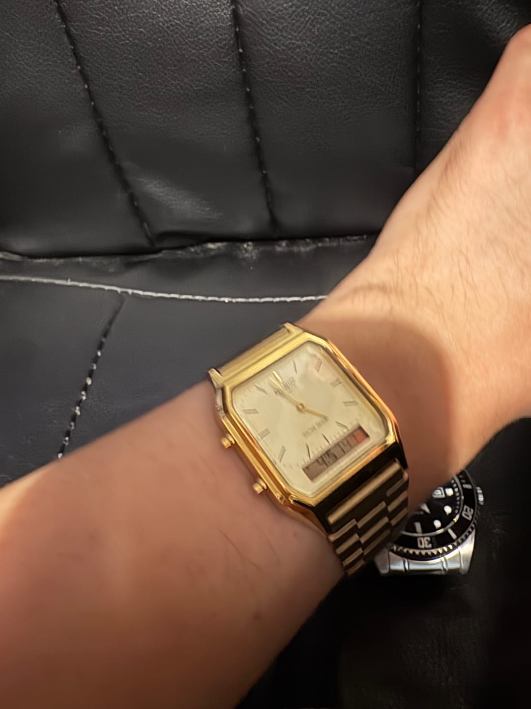 Customer photo review of Reloj Casio Vintage AQ-230GA-9DMQ Dorado