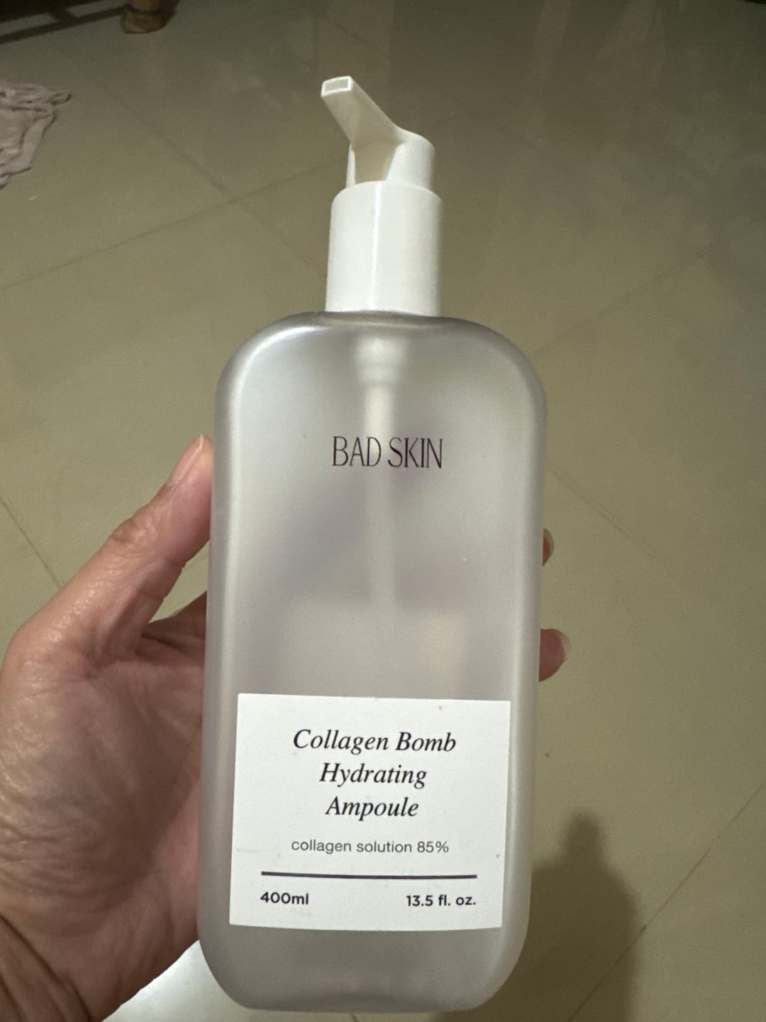 Customer photo review of Aejung™ Collagen Bomb Hydrating Ampoule