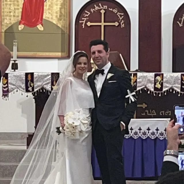 Customer photo review of Chiffon Wedding Cape