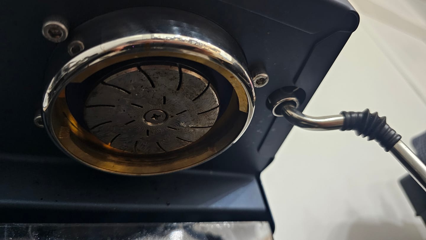 Customer photo review of High Diffusion Espresso Shower Screen - Gaggia