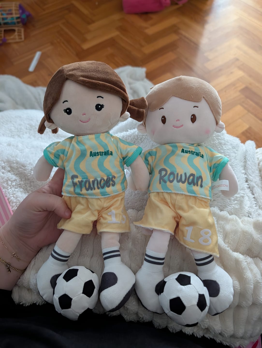 Customer photo review of Personalized Soccer Boy - AUS (2 Skin Tones)