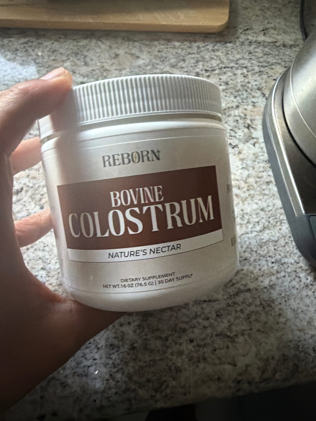 Customer photo review of Bovine Colostrum