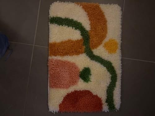 Customer photo review of ABSTRACT EARTH - Rug Making Kit