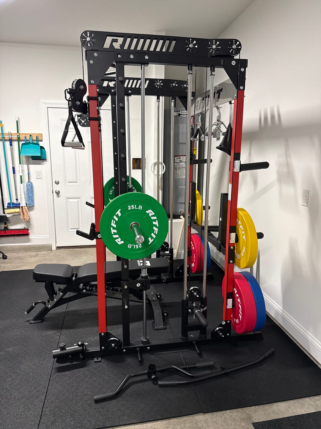 Customer photo review of RitFit M1 PRO Smith Machine Home Gym Package Comprehensive All-In-One Workout System