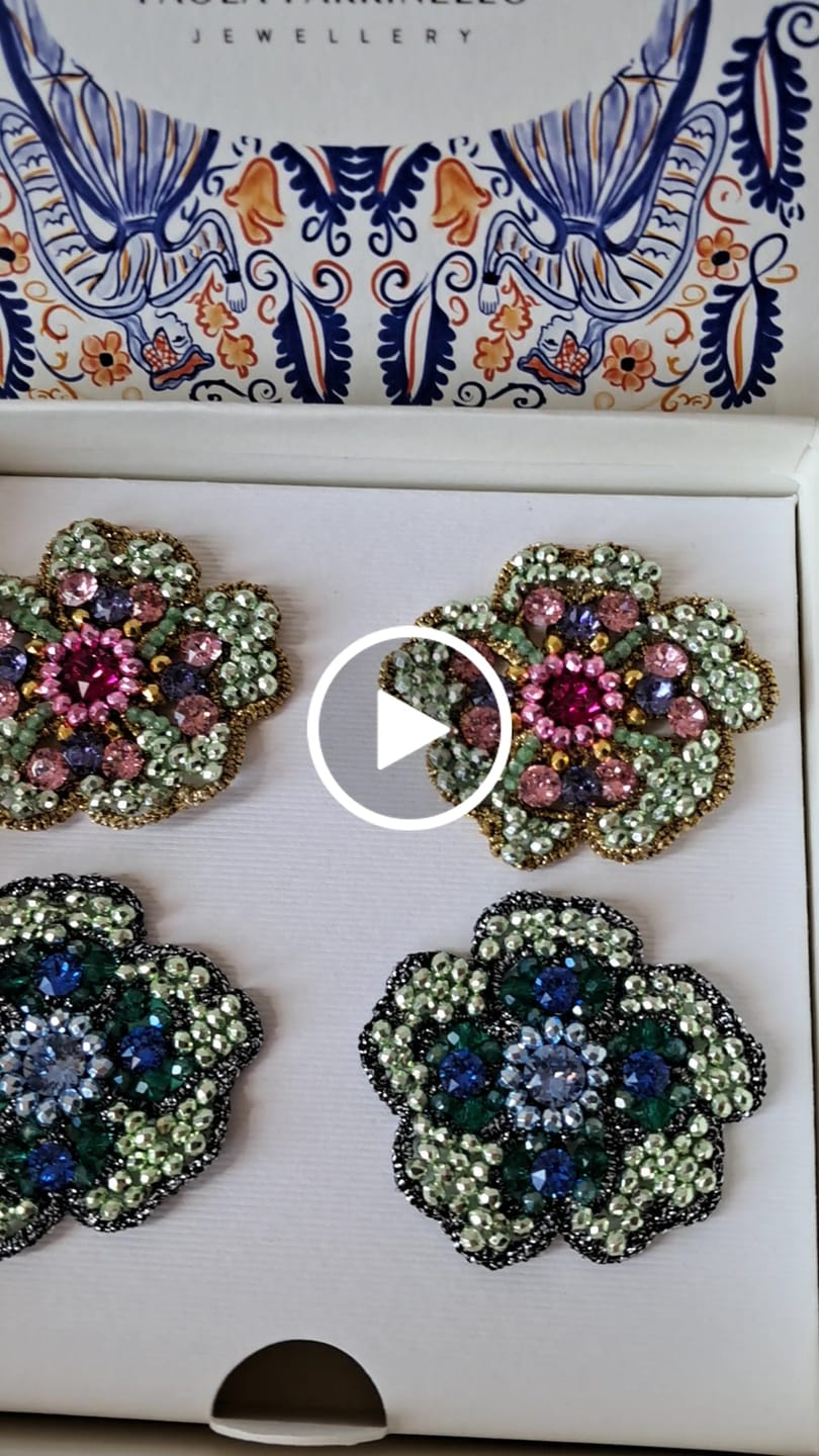 Customer video review of Orecchini a bottone Picciridda