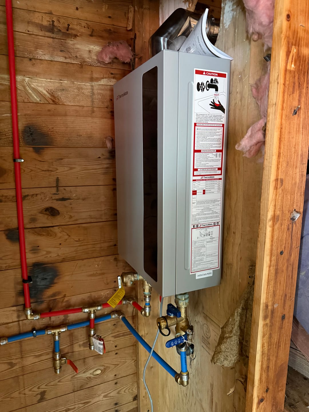 Customer photo review of 3/4'' IPS Isolator Tankless Water Heater Service Valve Kit