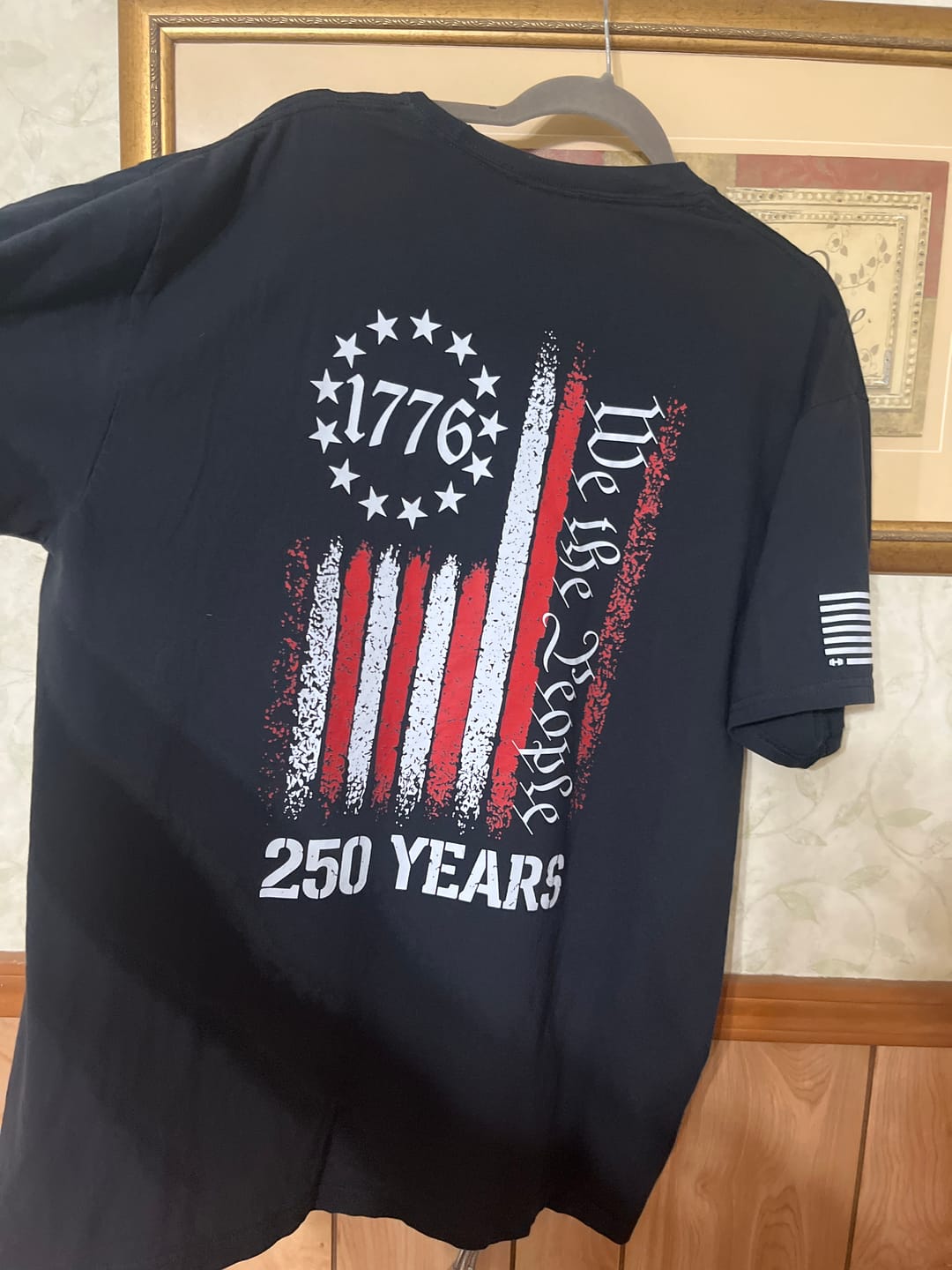 Customer photo review of We The People 1776 - 250 Years T-Shirt