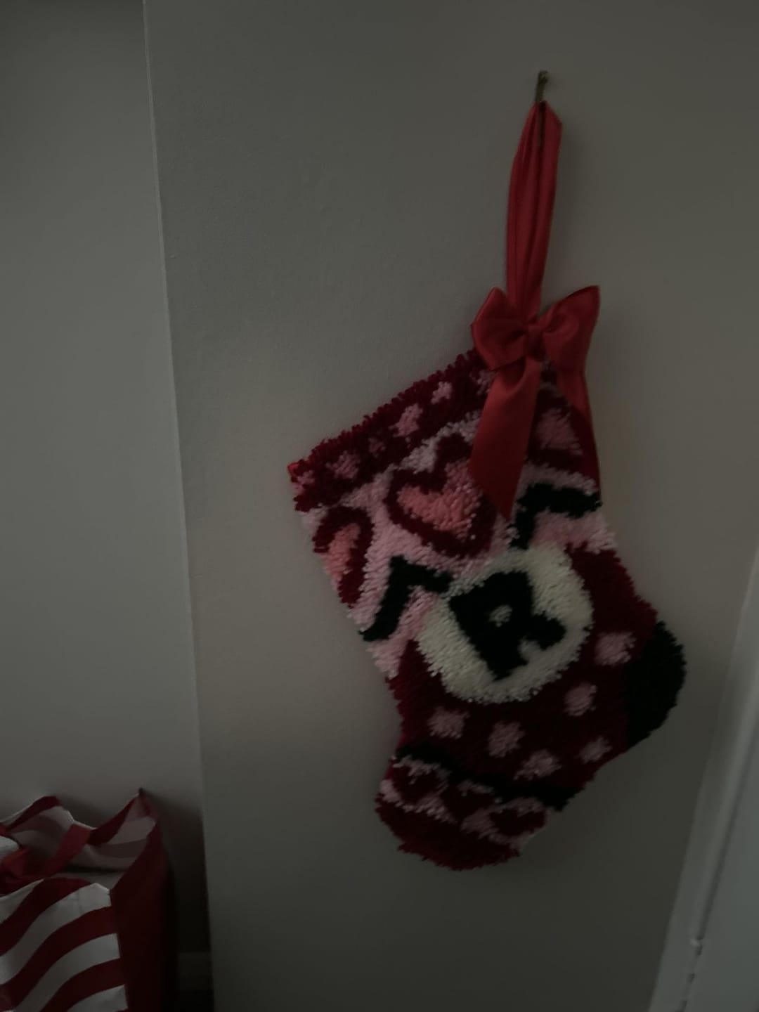 Customer photo review of PERSONALISED INITIAL - Christmas Stocking Kit