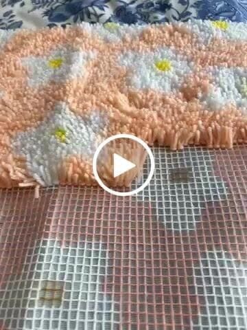 Customer photo review of DAISY - Rug Making Kit