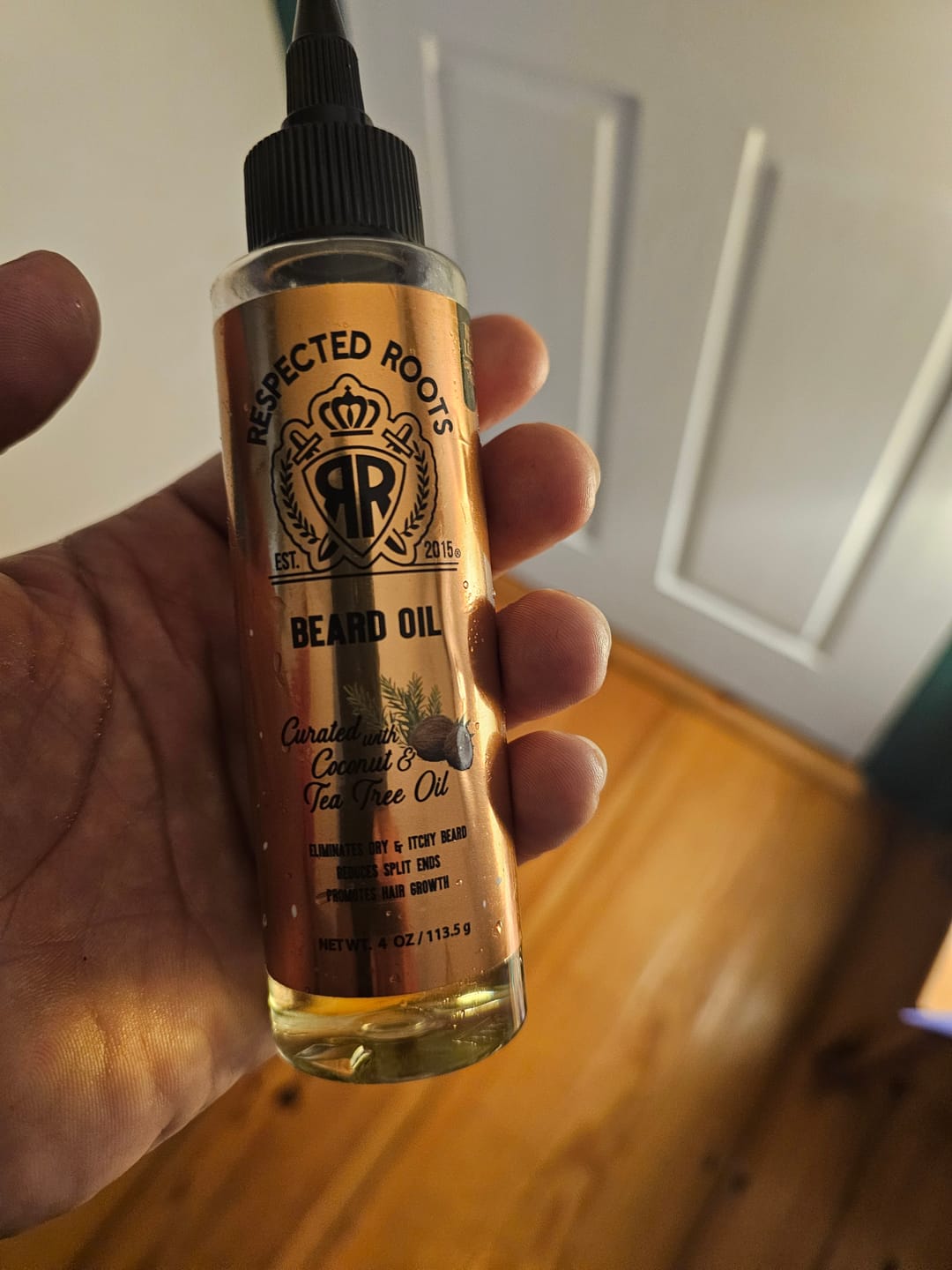 Customer photo review of Beard Oil