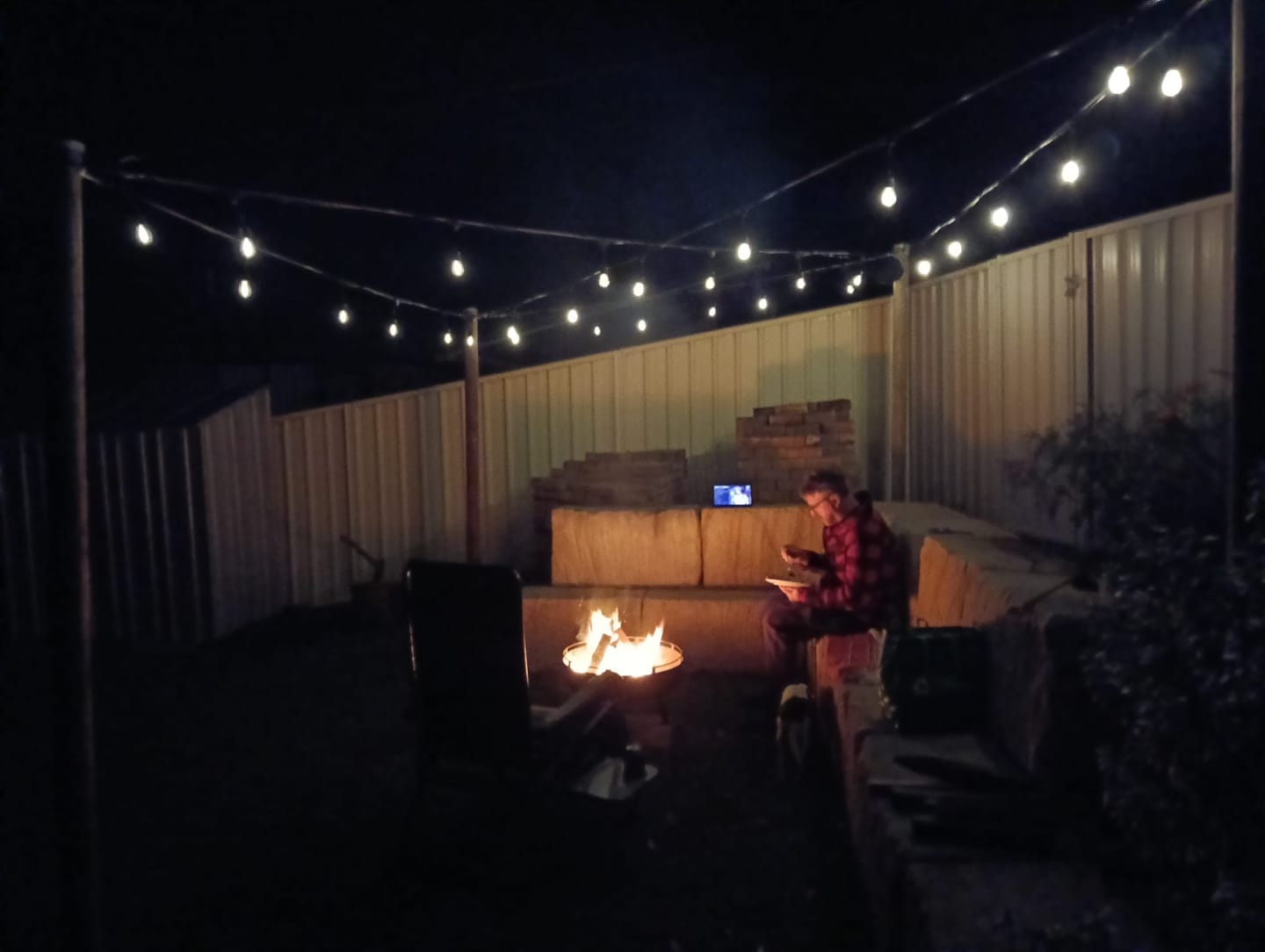 Customer photo review of Solar Festoon Lights