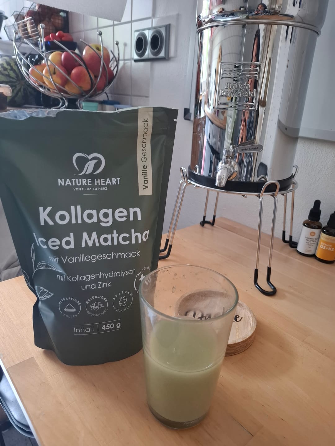 Customer photo review of Kollagen Iced Matcha