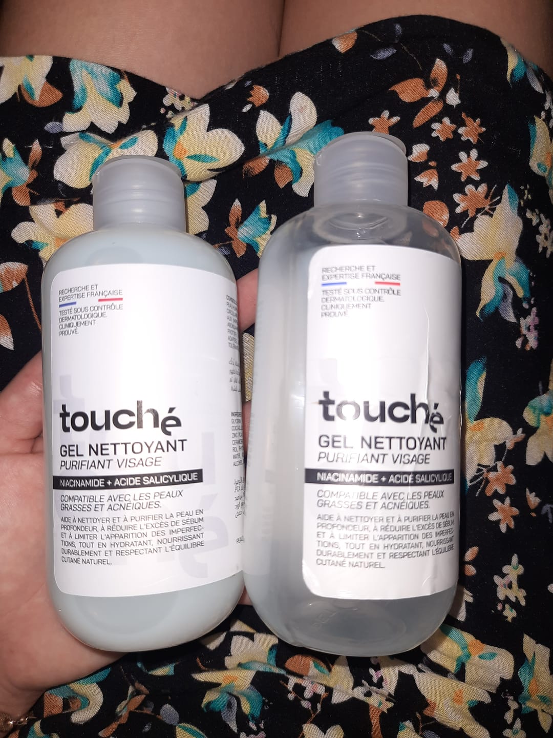 Customer photo review of Gel Nettoyant Purifiant Visage