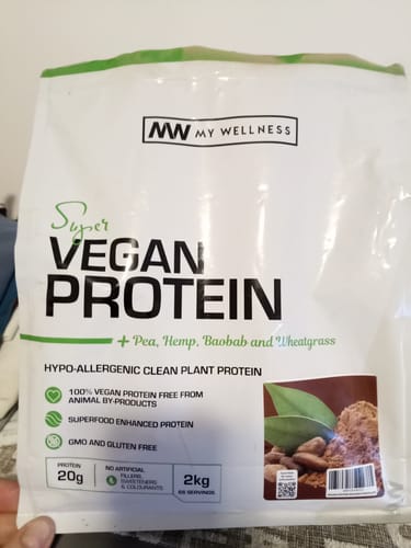 Customer photo review of My Wellness Super Vegan Protein