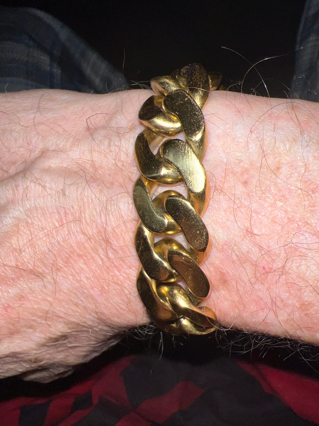 Customer photo review of 10mm-20mm Solid Iced Clasp Miami Cuban Bracelet