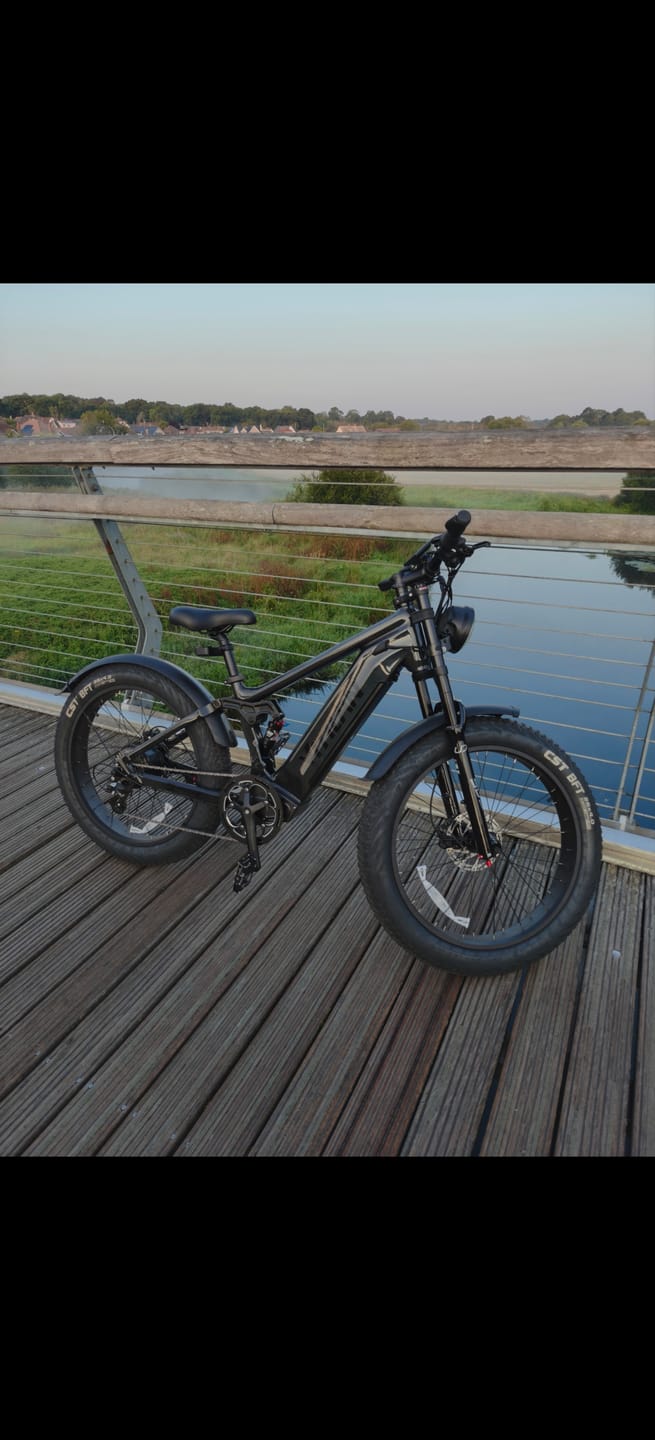 Customer photo review of T7PRO Full Suspension Mountain E-bike