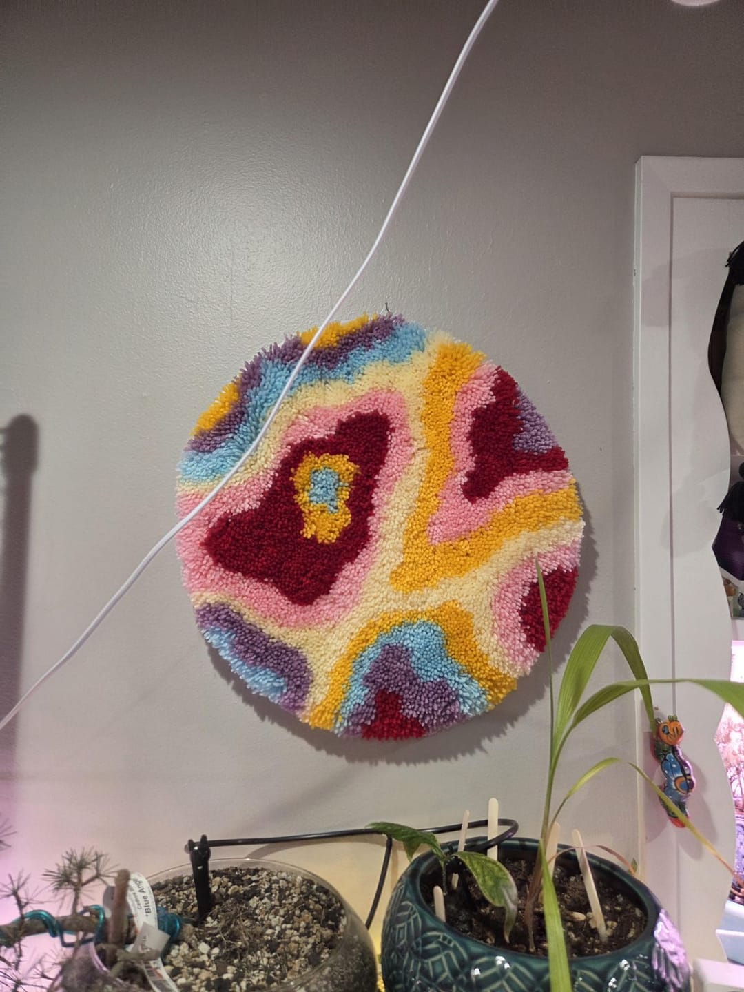 Customer photo review of PSYCHEDELIA - Rug Making Kit