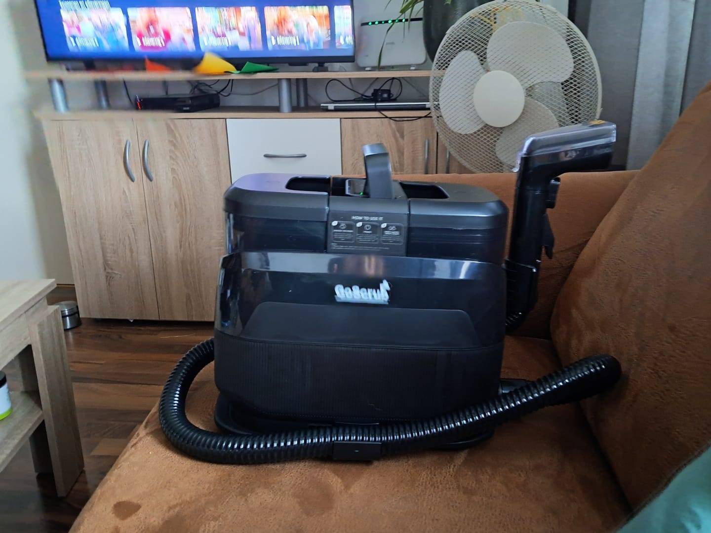 Customer photo review of GoScrub® 3-in-1 Tapijtreiniger PRO met Vloermop & Stoomfunctie