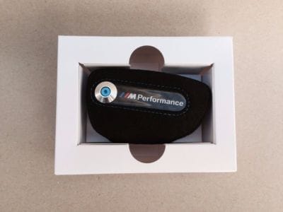Customer photo review of BMW M PERFORMANCE KEY ALCANTARA COVER CASE