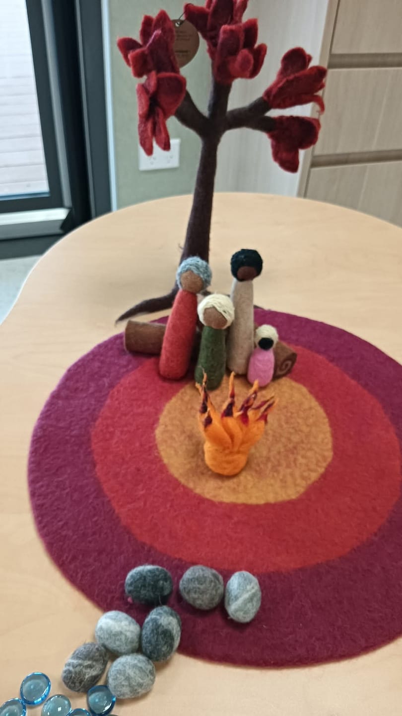 Customer photo review of Campfire Play Mat Playscape