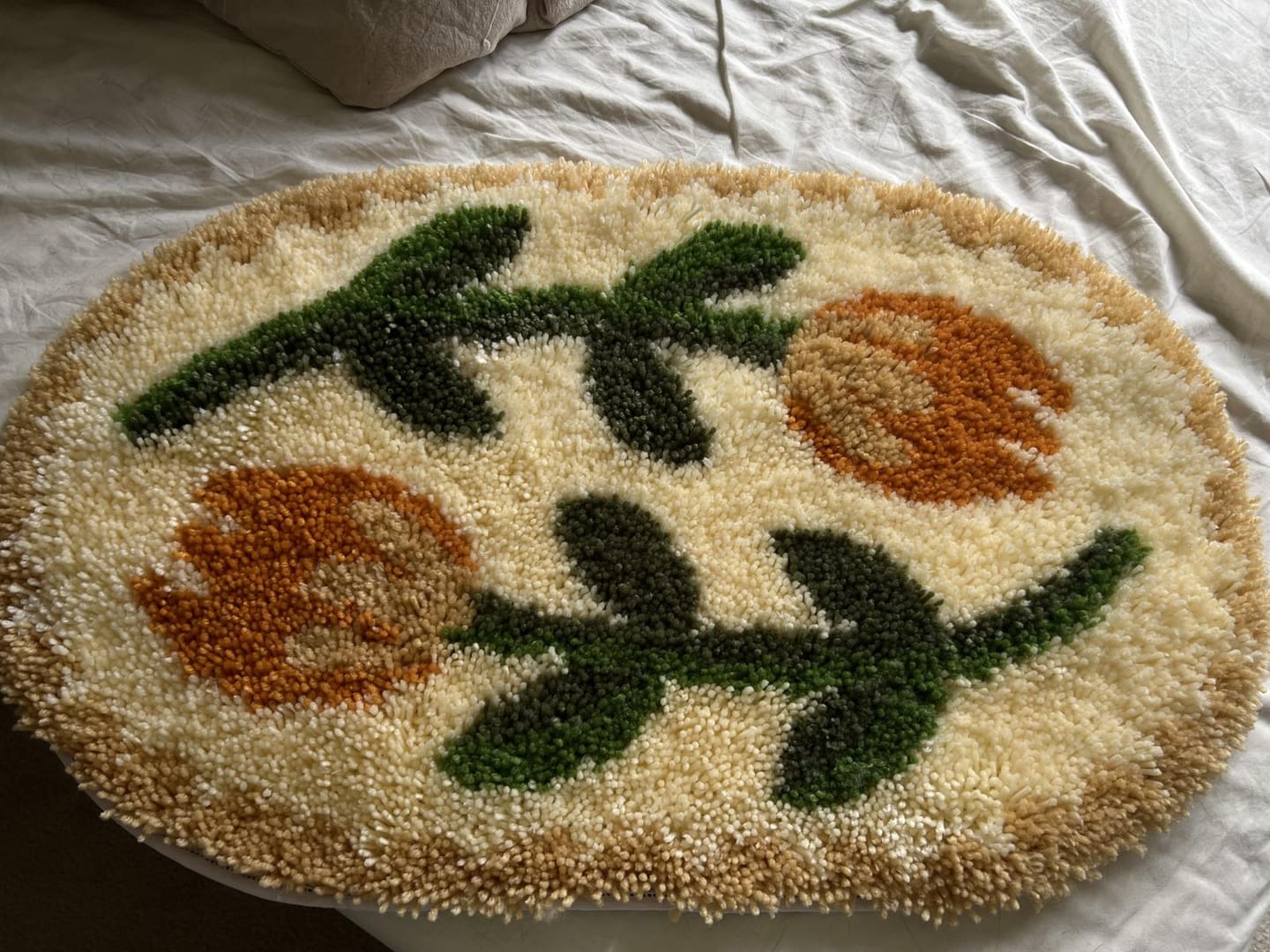 Customer photo review of AMSTERDAM TULIP FEVER - XL Rug Making Kit