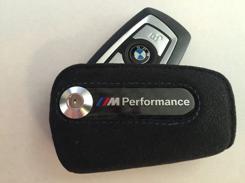 Customer photo review of BMW M PERFORMANCE KEY ALCANTARA COVER CASE