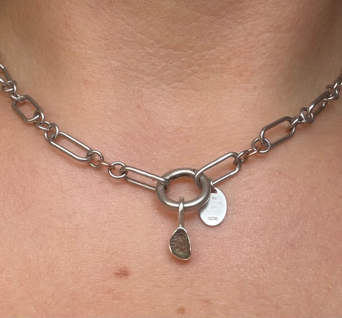 Customer photo review of Moldavite - Mini necklace pendant