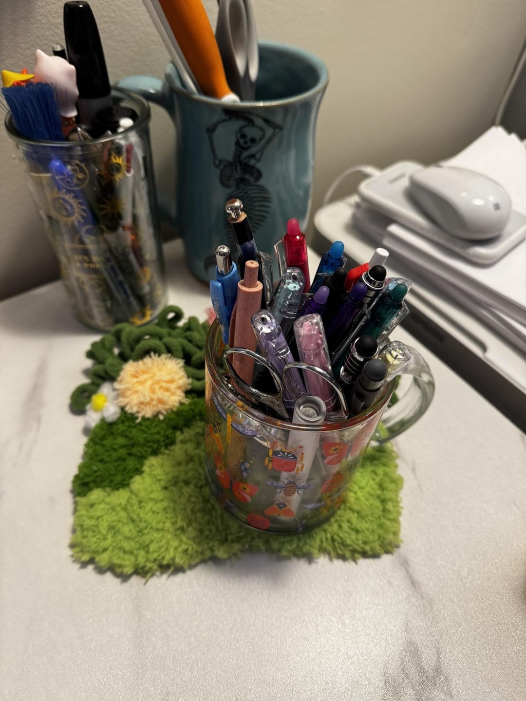 Customer photo review of DAISY - Moss Coaster Kit
