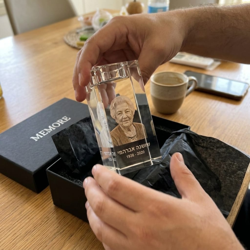 Customer photo review of קריסטל הזיכרון