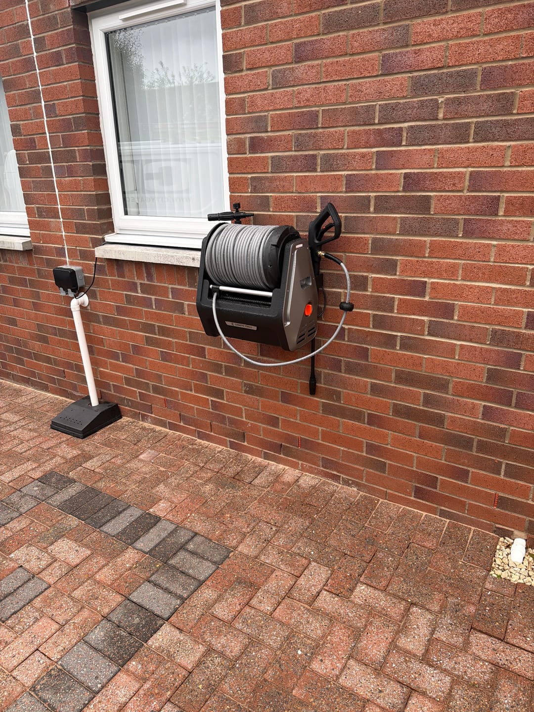 Customer photo review of Grandfalls Retractable Pressure Washer Plus
