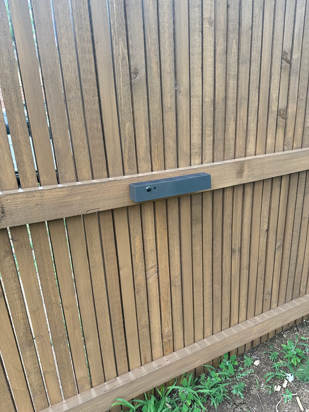 Customer photo review of Solar Wall Light with Motion Sensor
