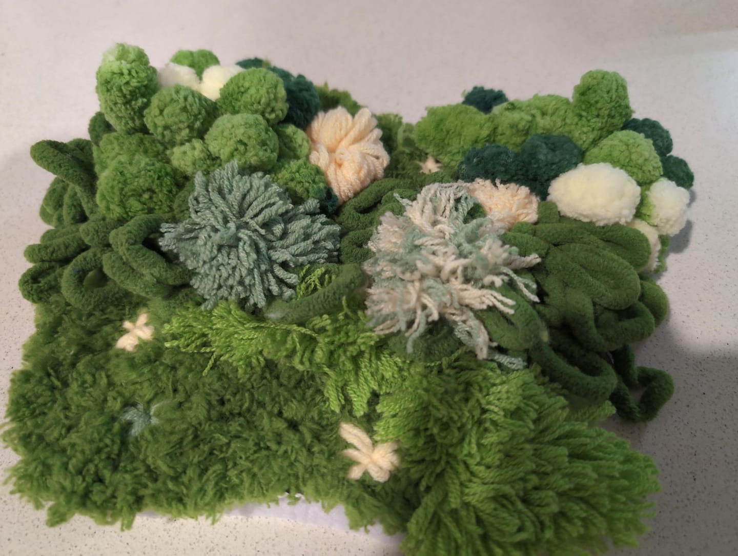 Customer photo review of GREEN OASIS - Moss Coaster Kit