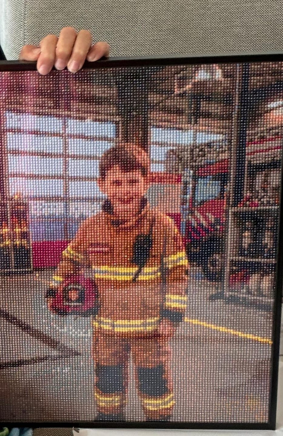 Customer photo review of Diamond Painting Eigen Foto (New)