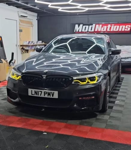 Customer photo review of BMW F90 M5 / G30 5 SERIES YELLOW CSL DRL KIT