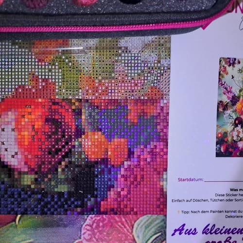 Customer photo review of 5D Diamond Painting – Blumenbad
