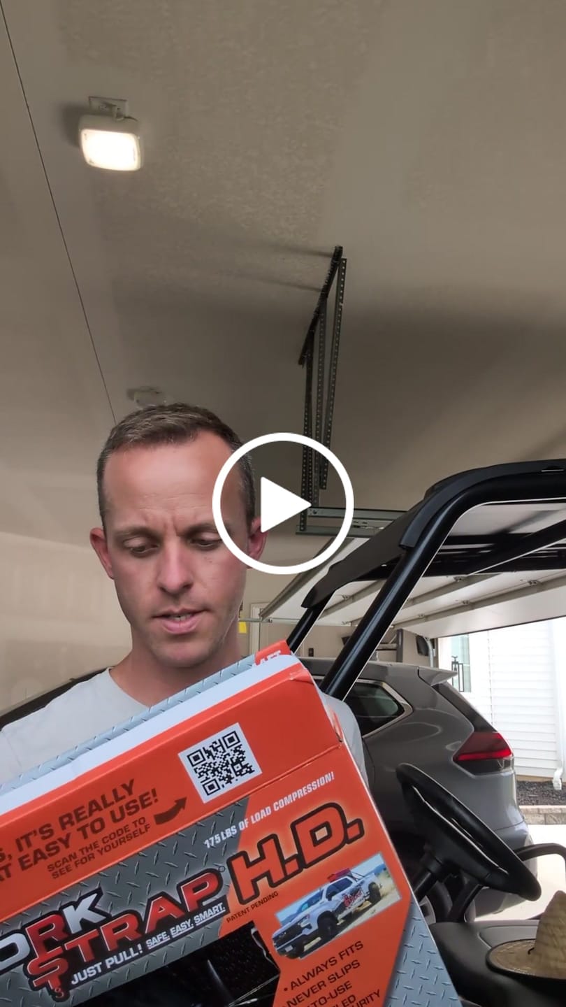 Customer video review of TorkStrap HD750 | 14'x1.5'' Spring Loaded Tie Down Straps - 2250lb Max Load