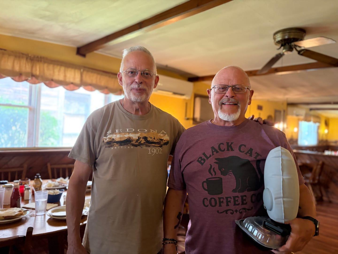 Customer photo review of BC Coffee Co Tee