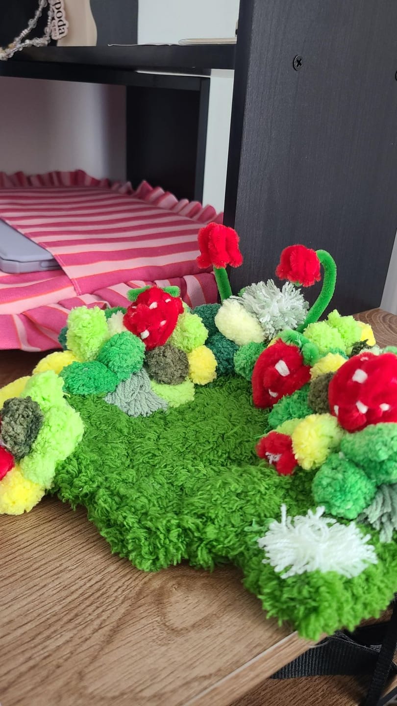 Customer photo review of STRAWBERRY -  Moss Coaster Kit