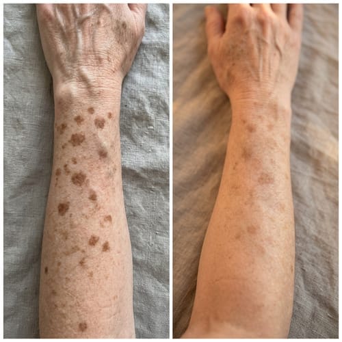 Customer photo review of Alpha-Arbutin + Vitamin C Brightening Bar