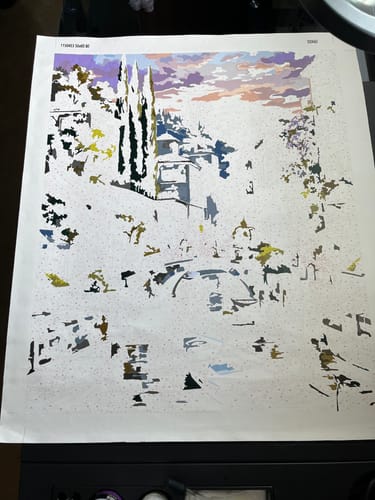 Customer photo review of Sunset Italian Canal Village (80 Colors)