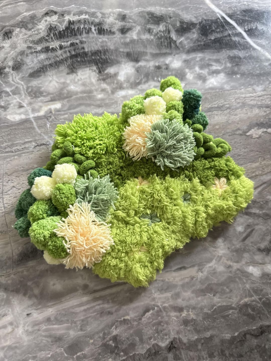 Customer photo review of GREEN OASIS - Moss Coaster Kit