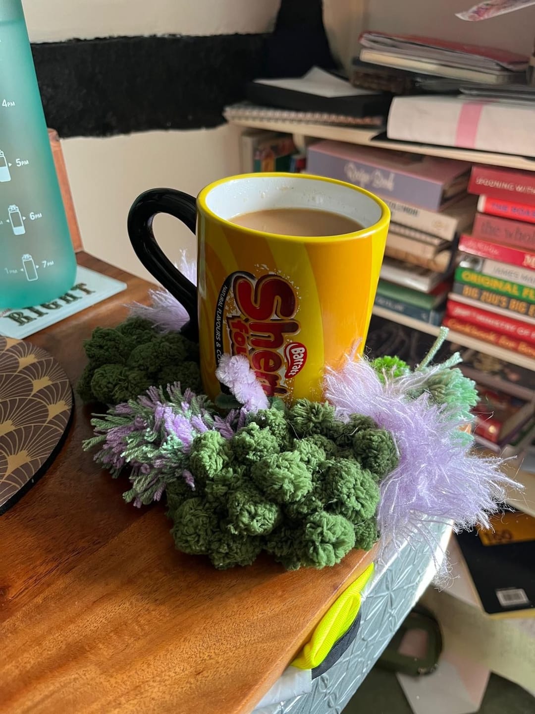 Customer photo review of LAVENDER FIELD - Moss Coaster Kit