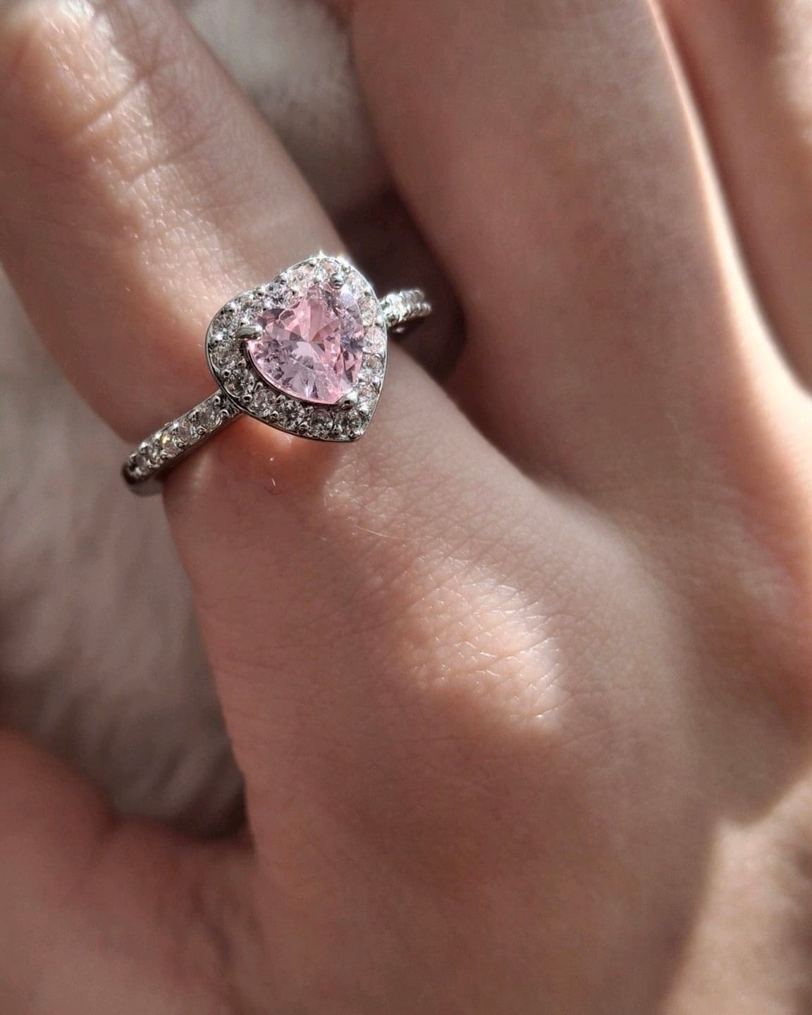 Customer photo review of (PINK) PRINCESS Ring