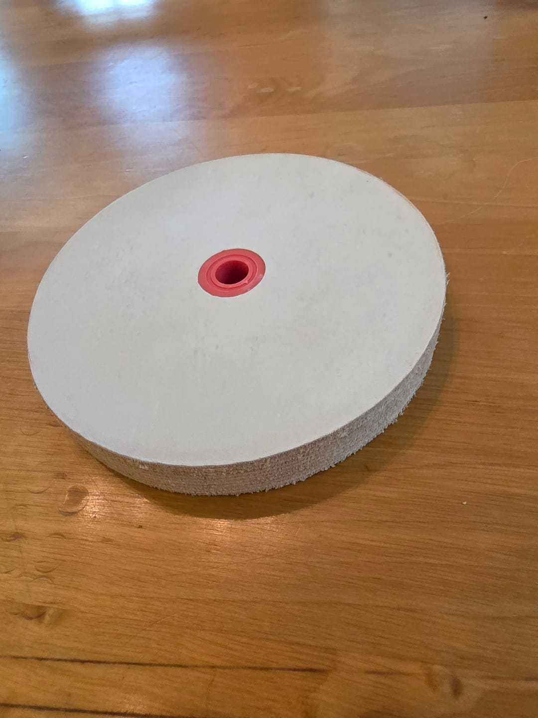 Customer photo review of Leather Stropping Wheel
