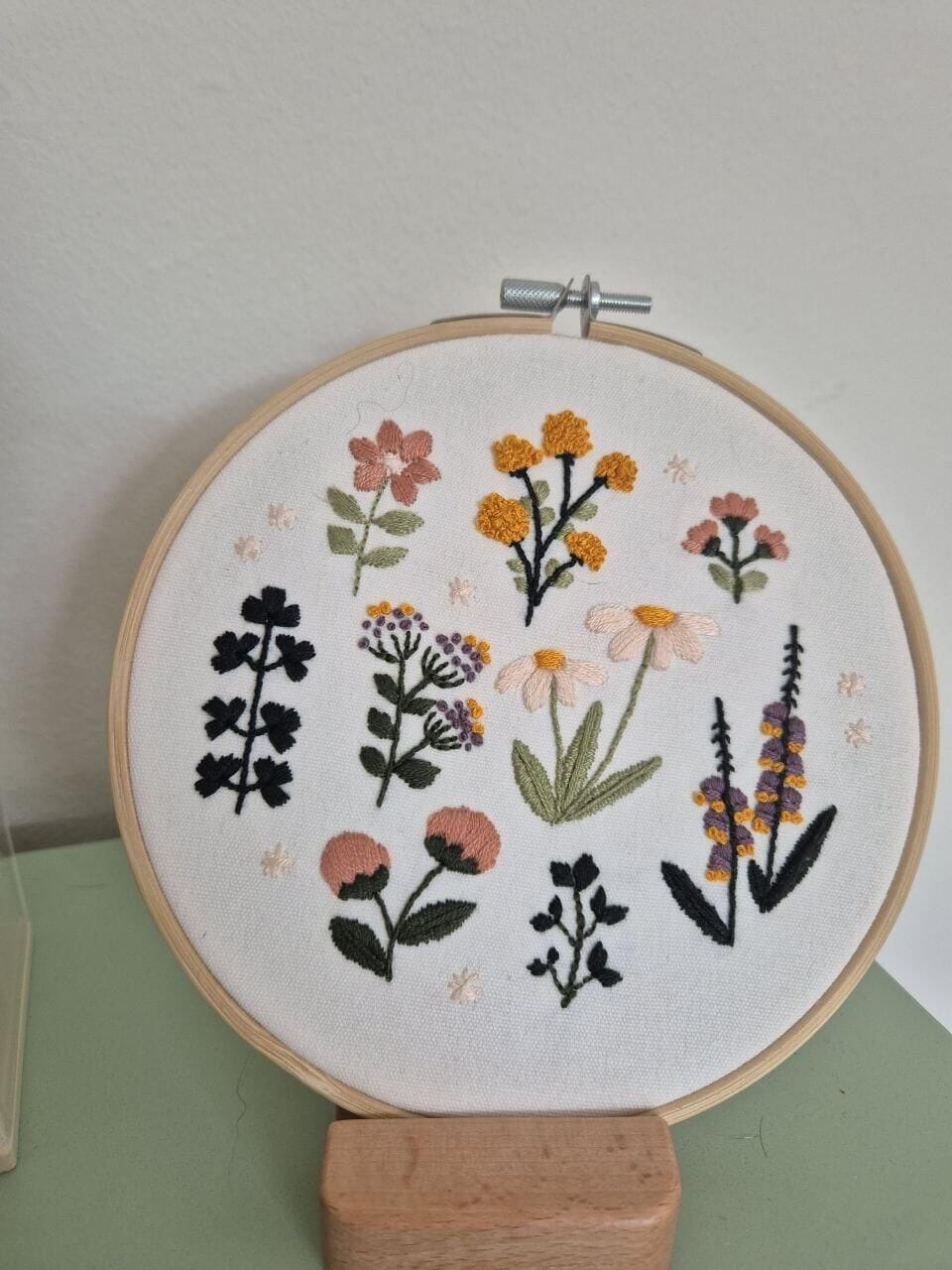 Customer photo review of WILDFLOWER - Embroidery Kit